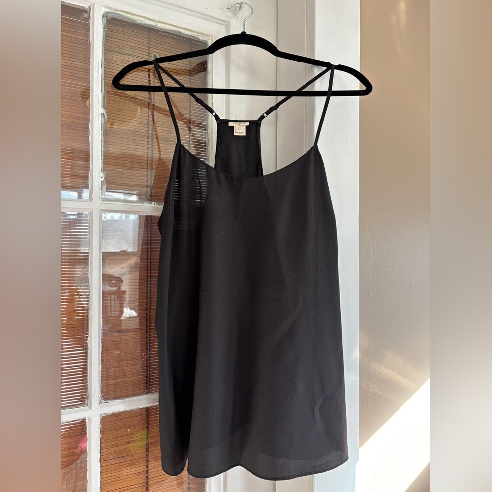 J. Crew Factory Black Racerback Cami 12